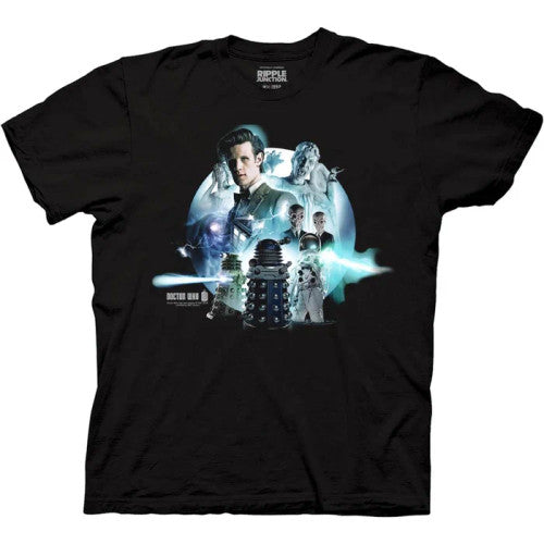 Dr Who 11th Doctor Collage Adult/Unisex Tshirt Size S-3X