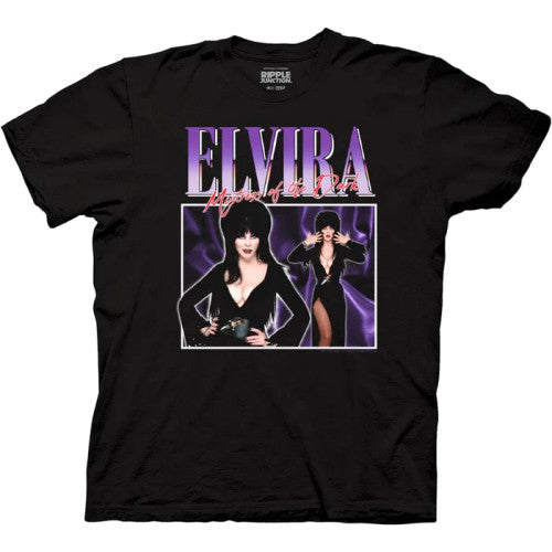 Elvira 90's Throwback Adult/Unisex Tshirt  Size S-2X