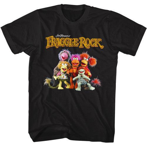 Fraggle Rock Group Shot  Adult Unisex Tshirt Size S-2X