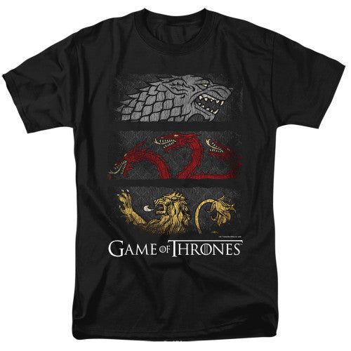 Game of Thrones Sigil Banners Adult Unisex Tshirt Size S-2X