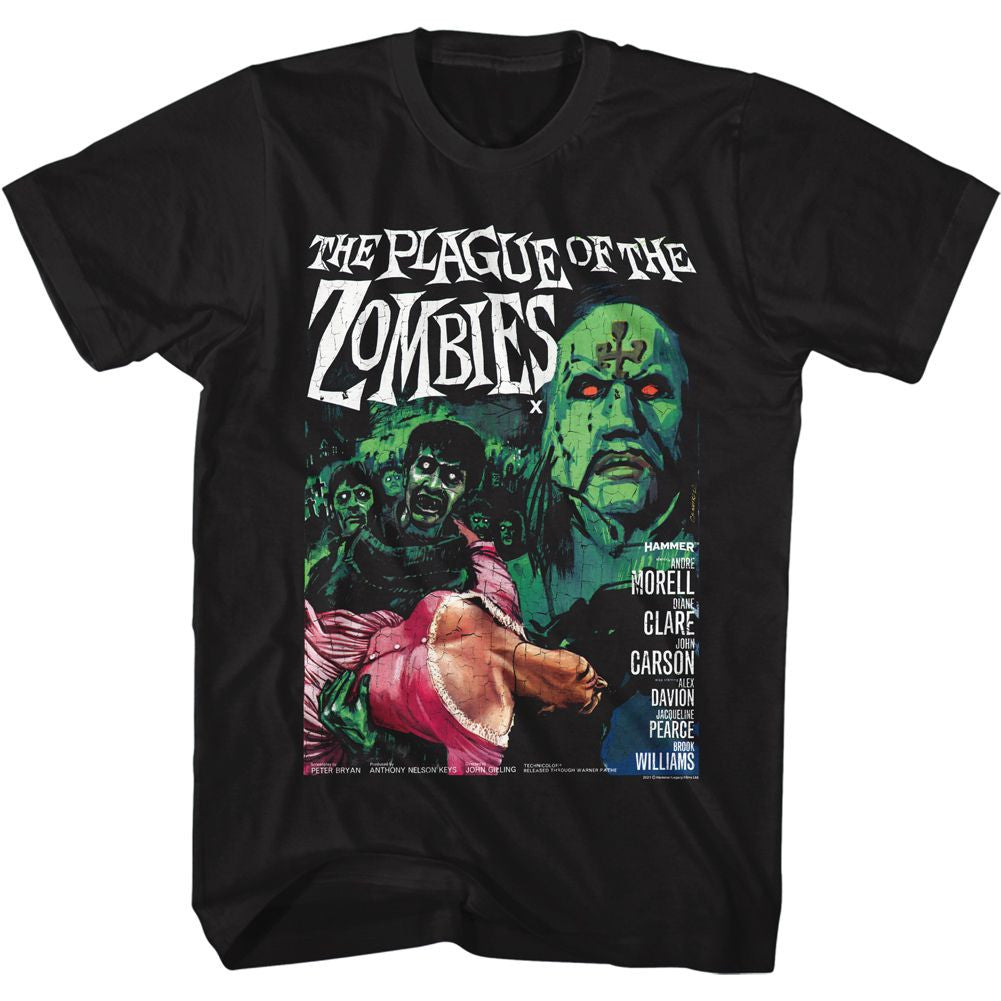 Hammer Horror The Plague of the Zombies  Adult Unisex Tshirt Size S-2X
100% Cotton High Quality Pre Shrunk Machine Washable T Shirt