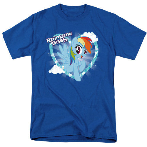 My Little Pony-Rainbow Dash Adult Unisex Tshirt Size S-2X
100% Cotton High Quality Pre Shrunk Machine Washable T Shirt