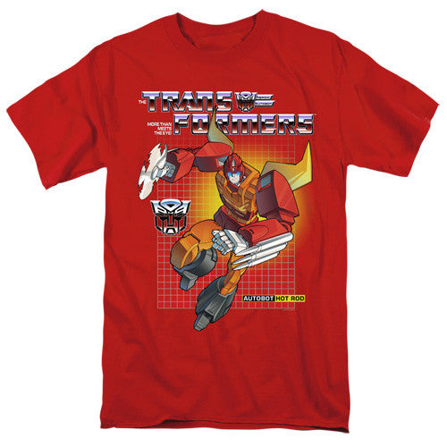 Transformers Hot Rod Adult Unisex Tshirt Size S-2X
100% Cotton High Quality Pre Shrunk Machine Washable T Shirt
