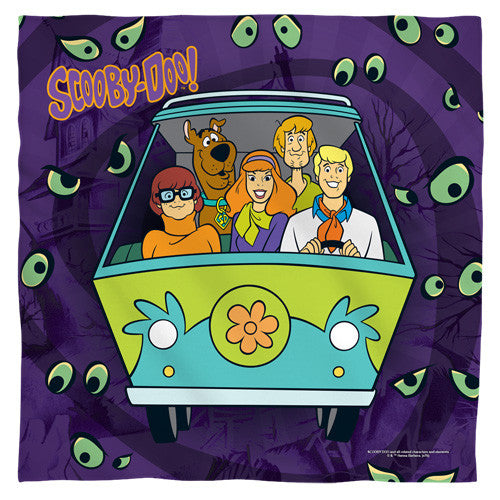 Scooby-Doo Night Ride 22" x 22" Bandana