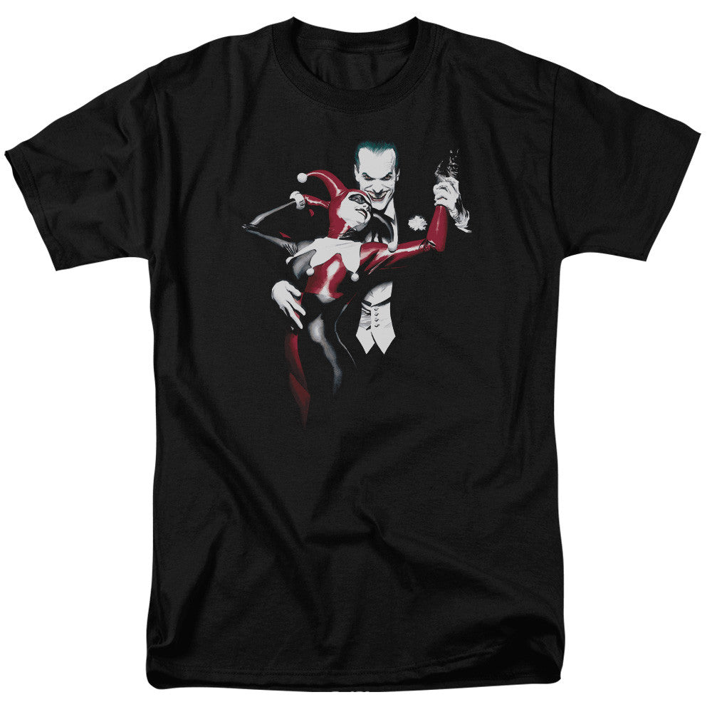 Batman-Harley and Joker
100% cotton high quality pre shrunk machine washable t-shirt
