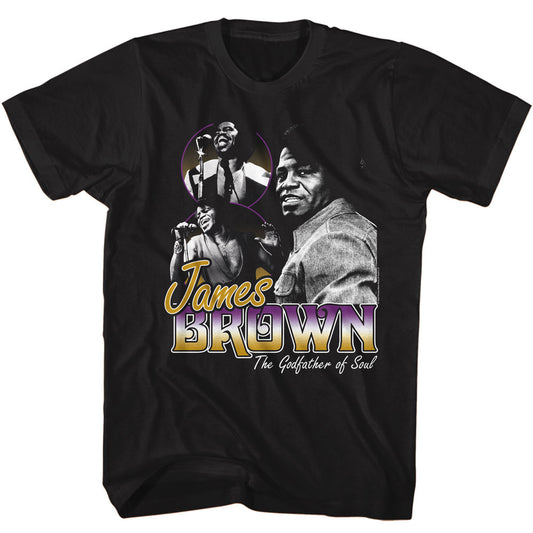 James Brown Godfather of Soul Adult/Unisex Tshirt Size S-2X
100% cotton high quality pre shrunk machine washable t-shirt

