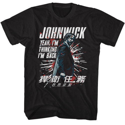 John Wick Yeah, I'm thinking Adult Unisex Tshirt Size S-2X