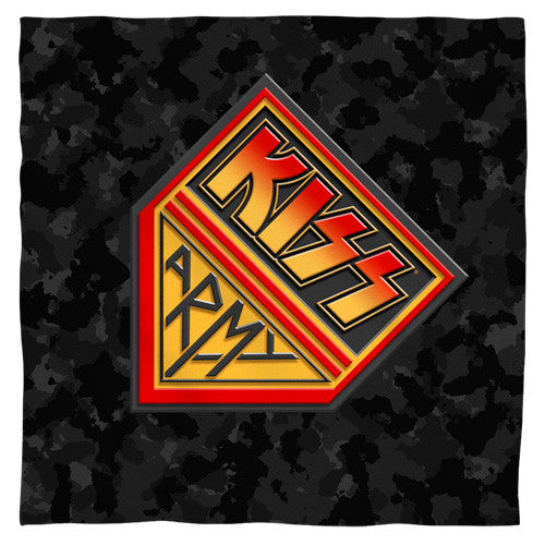 Kiss -Army Bandana
100% polyester light weight ultra-soft feel size 22x22