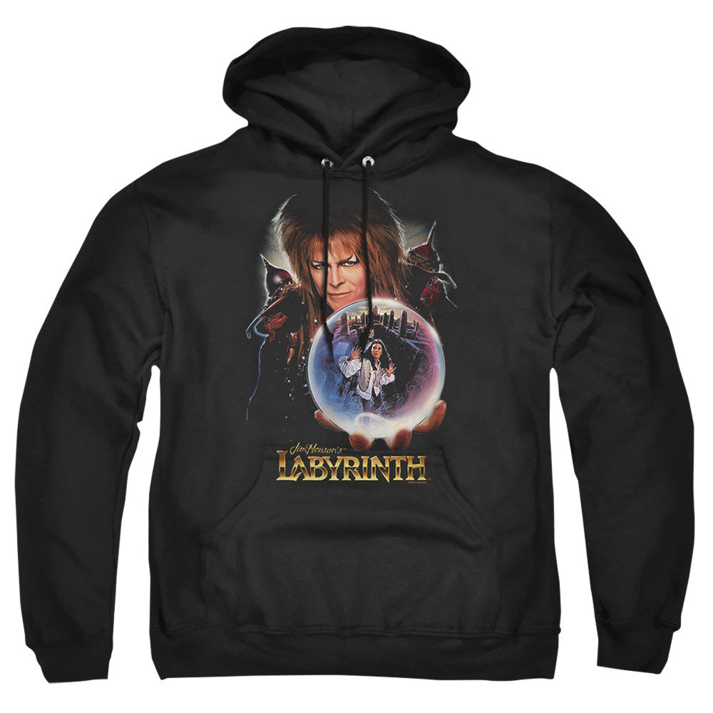 Labyrinth "I have a gift" Adult Unisex Pullover Hoodie Size S-2X
75% Cotton/ 25% Polyester High Quality Pre Shrunk Machine Washable Hoodie.

Pull-Over Hoodie, Available Sm to 2X