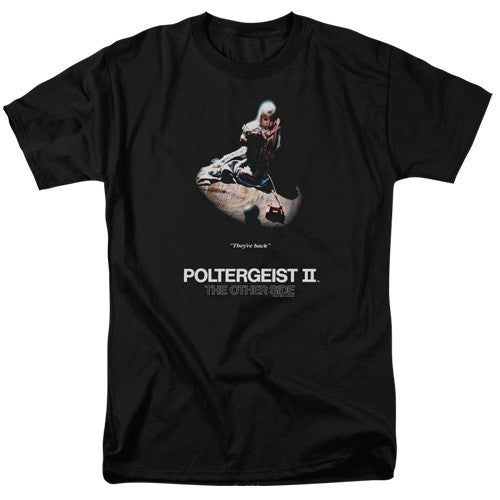 Poltergeist II Poster Adult Unisex Tshirt Size S-2X
100% Cotton High Quality Pre Shrunk Machine Washable T Shirt
