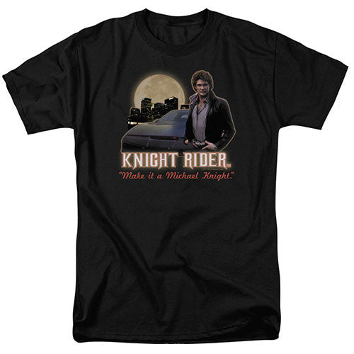 Knight Rider Full Moon Adult/Unisex Tshirt Size S-2X
100% Cotton High Quality Pre Shrunk Machine Washable Tshirt