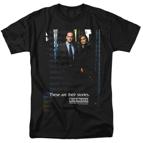 Law and Order TV Show SUV Adult Unisex  Tshirt Size S-2X
100% Cotton High Quality Pre Shrunk Machine Washable T Shirt