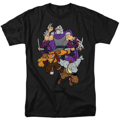 Teenage Mutant Ninja Turtles Shredder & Foot Clan Adult/Unisex Tshirt Size S-2X
100% Cotton High Quality Pre Shrunk Machine Washable Tshirt