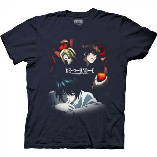 Death Note Group with Red Death Behind Them Adult Unisex Tshirt Size S-2X
100% Cotton High Quality Pre Shrunk Machine Washable T Shirt