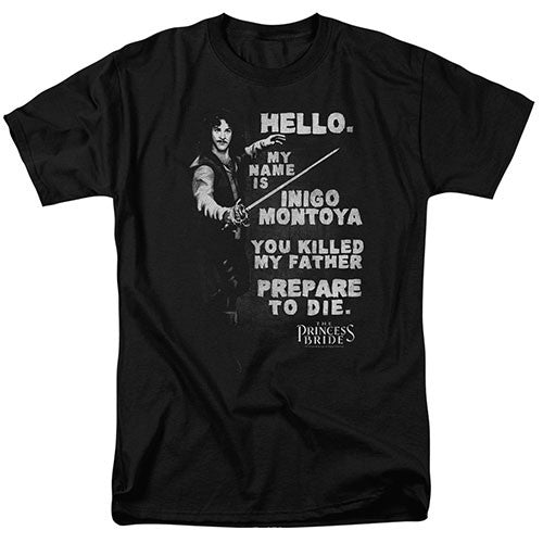 The Princess Bride-Hello Again Adult Unisex Tshirt Size S-2X
100% Cotton High Quality Pre Shrunk Machine Washable T Shirt