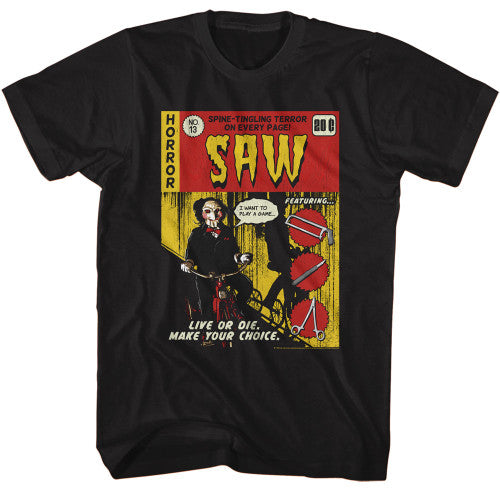 Saw  Jigsaw Comic Book Adult Unisex Tshirt Size S-2X