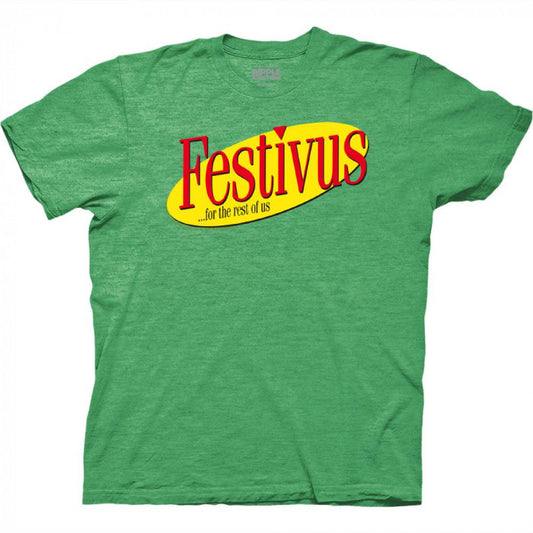 Seinfeld Festivus Logo Style Adult Unisex Tshirt Size S-2X
100% Cotton High Quality Pre Shrunk Machine Washable T Shirt
