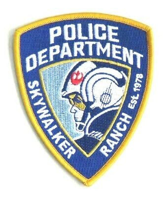4 inches tall, a new Star Wars Skywalker Ranch Police Department embroidered patch. Sew on or iron on. New.

Please note we will always combine shipping on like items.  Any additional patch or pin will ship for 50 cent per item.  Any additional payment will be reimbursed to your Paypal account.  Thank You.
