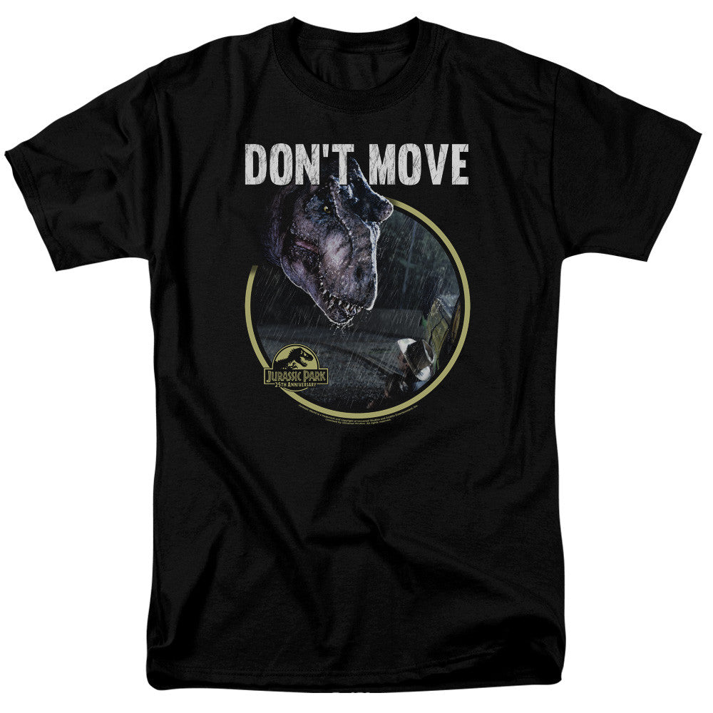 Jurassic Park Don't Move
100% Cotton High Quality Pre Shrunk Machine Washable T Shirt