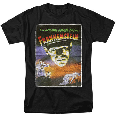 Universal Monsters-Frankenstein One Sheet Adult Unisex Tshirt Size S-2X
100% Cotton High Quality Pre Shrunk Machine Washable T Shirt