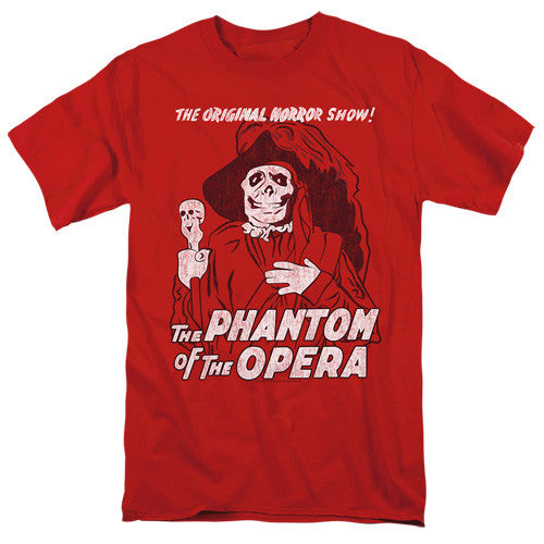 Universal Monsters-The Phantom Adult Unisex Tshirt Size S-2X
100% Cotton High Quality Pre Shrunk Machine Washable T Shirt