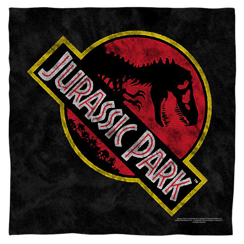 Jurassic Park -Classic Logo  22" x 22" Bandana