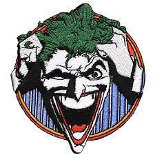 DC Comics The Dark Knight Joker Embroidered Patch -new