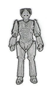  4" tall, a new Doctor Who Cyberman embroidered patch. Sew or iron on. New.

Please note we will always combine shipping on like items.  Any additional patch or pin will ship for 50 cent per item.  Any additional payment will be reimbursed to your Paypal account.  Thank You.