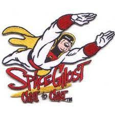 Space Ghost "Coast to Coast" Die-Cut Figure Embroidered Patch -new
