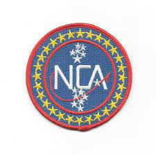 3 1/2 inches tall, a new 2001: A Space Odyssey Movie NCA Space Agency Logo embroidered patch. Sew on or iron on. New.

Please note we will always combine shipping on like items.  Any additional patch or pin will ship for 50 cent per item.  Any additional payment will be reimbursed to your Paypal account.  Thank You.