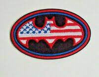4 inches wide, DC Comics Batman Classic Chest Logo with American flag embroidered patch. Sew on or iron on. New.

Please note we will always combine shipping on like items.  Any additional patch or pin will ship for 50 cent per item.  Any additional payment will be reimbursed to your Paypal account.  Thank You.