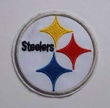 NFL Pittsburgh Steelers Logo Embroidered Patch -New