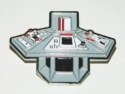 1  3/4 inch wise,  Doctor Who Fan Club Tardis Console Metal Cloisonne Pin (c) 1982

Please note we will always combine shipping on like items.  Any additional patch or pin will ship for 50 cent per item.  Any additional payment will be reimbursed to your Paypal account.  Thank You.