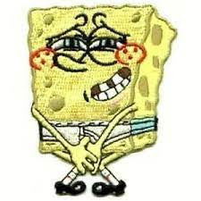 3 inches tall.  a new SpongeBob SquarePants "No Pants" embroidered patch. Sew on or iron on. New.

Please note we will always combine shipping on like items.  Any additional patch or pin will ship for 50 cent per item.  Any additional payment will be reimbursed to your Paypal account.  Thank You.