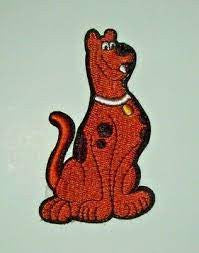 3 1/2 inches tall,  Scooby Doo sitting (Hanna-Barbara) embroidered patch.  Sew or iron on. New. 

Please note we will always combine shipping on like items.  Any additional patch or pin will ship for 50 cent per item.  Any additional payment will be reimbursed to your Paypal account.  Thank You.