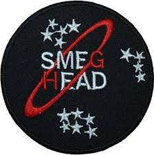 Red Dwarf "Smeg Head" Logo Embroidered Patch -new