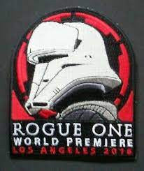 Star Wars Los Angeles World Premiere 2016 Rogue One Embroidered Patch -new