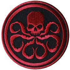 Marvel Comics, Captain America Hydra Logo Embroidered Patch -new