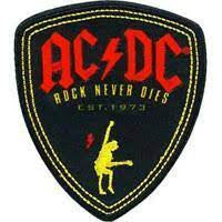 AC DC "Angus Young Rock Never Dies" Embroidered Patch -new
