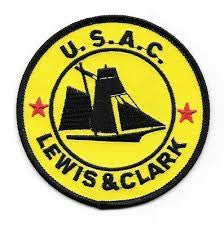 3 1/2 inches wide, a new Event Horizon Movie Lewis and Clark Logo embroidered patch. Sew on or iron on. New.

Please note we will always combine shipping on like items.  Any additional patch or pin will ship for 50 cent per item.  Any additional payment will be reimbursed to your Paypal account.  Thank You.