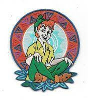 Disney Peter Pan "Sitting" Embroidered Patch -new