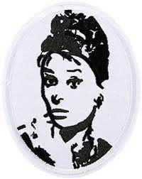 4" high, Audrey Hepburn "Portrait" embroidered jacket patch. Sew or iron on. New.

Please note we will always combine shipping on like items.  Any additional patch or pin will ship for 50 cent per item.  Any additional payment will be reimbursed to your Paypal account.  Thank You.