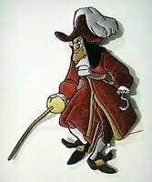 5 inches tall , a new Captain Hook from the Peter Pan series embroidered patch. Sew on or iron on. New.

Please note we will always combine shipping on like items.  Any additional patch or pin will ship for 50 cent per item.  Any additional payment will be reimbursed to your Paypal account.  Thank You.