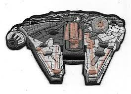 Star Wars Millennium Falcon Die-Cut xL Embroidered Patch