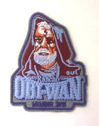 3.5" inches tall,  a new Star Wars Rancho Obi-Wan (member 2016) embroidered patch. Sew on or iron on. 

Please note we will always combine shipping on like items.  Any additional patch or pin will ship for 50 cent per item.  Any additional payment will be reimbursed to your Paypal account.  Thank You.