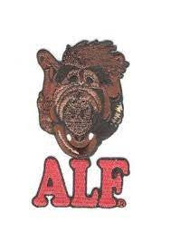 4 1/4 inches tall, a new "Alf" from Melmac plus logo embroidered  patch.  Straight outta the 80s, the show was rad.   Sew or iron on. New.

Please note we will always combine shipping on like items.  Any additional patch or pin will ship for 50 cent per item.  Any additional payment will be reimbursed to your Paypal account.  Thank You.