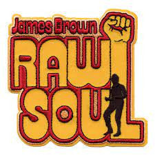 4 inches tall,  a new James Brown "Raw Soul" x-large embroidered patch.  Sew or iron on. New. 

Please note we will always combine shipping on like items.  Any additional patch or pin will ship for 50 cent per item.  Any additional payment will be reimbursed to your Paypal account.  Thank You.