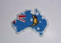 
2" x 2 1/2" Australian continent cut-out smaller embroidered patch. Sew or iron on. New.

Please note we will always combine shipping on like items.  Any additional patch or pin will ship for 50 cent per item.  Any additional payment will be reimbursed to your Paypal account.  Thank You.