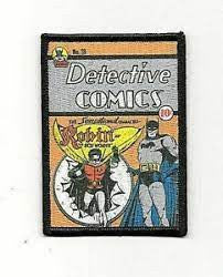 3.5 inch tall, a new Detective Comics No. 38, "Robin. The Boy Wonder" embroidered patch. Sew on or iron on. New.

Please note we will always combine shipping on like items.  Any additional patch or pin will ship for 50 cent per item.  Any additional payment will be reimbursed to your Paypal account.  Thank You.