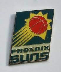 1 1/8 inch high, Phoenix Suns enamel pin with clutch back. New.

Please note we will always combine shipping on like items.  Any additional patch or pin will ship for 50 cent per item.  Any additional payment will be reimbursed to your Paypal account.  Thank You.
